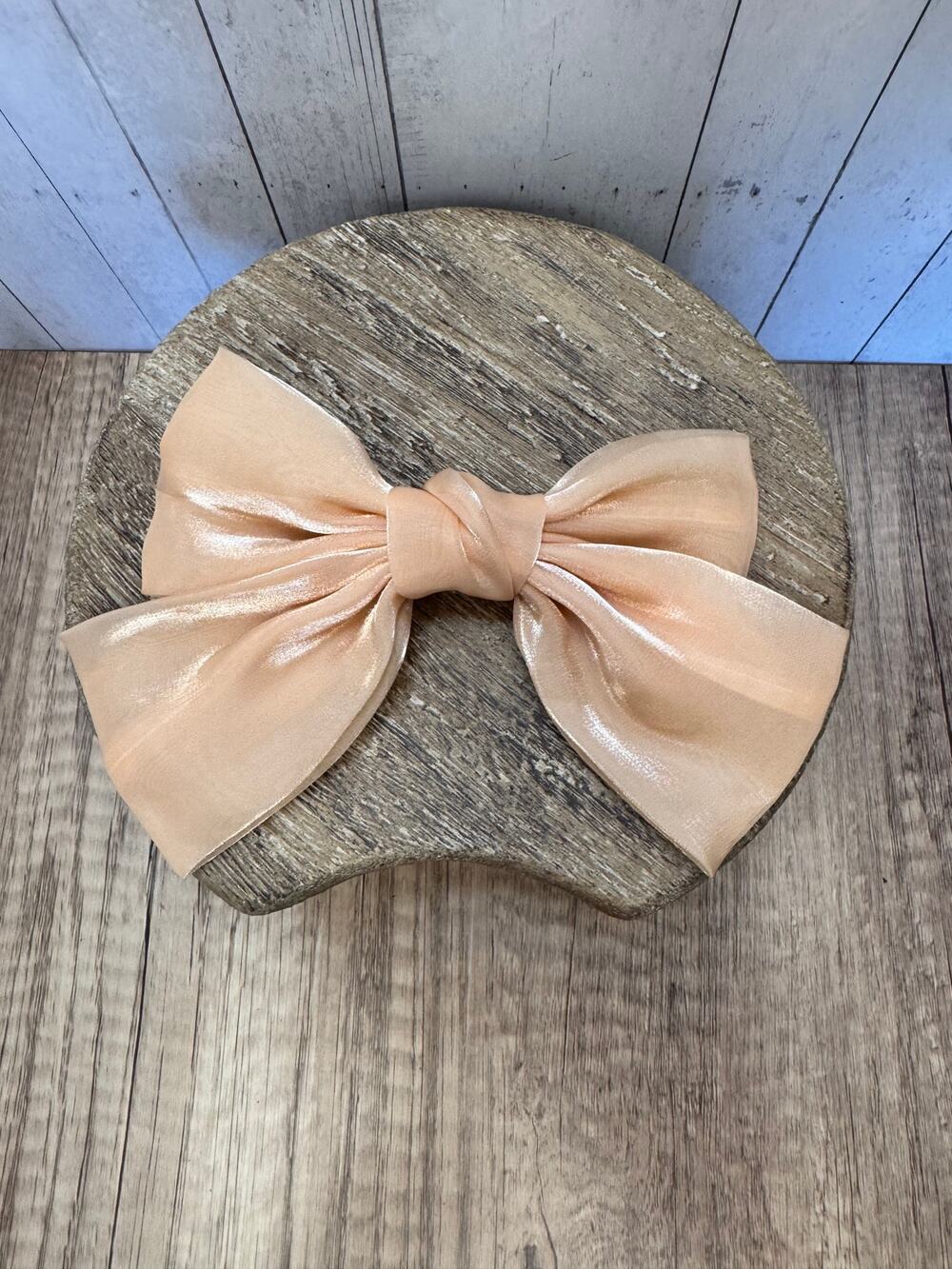 Pink Hair Clip Bow Hair Accessories Pale Pink Cute Bows Hair Bow Hair Tie